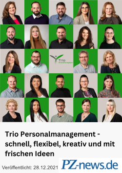 Trio Personalmanagement - schnell, flexibel, kreativ und mit frischen Ideen